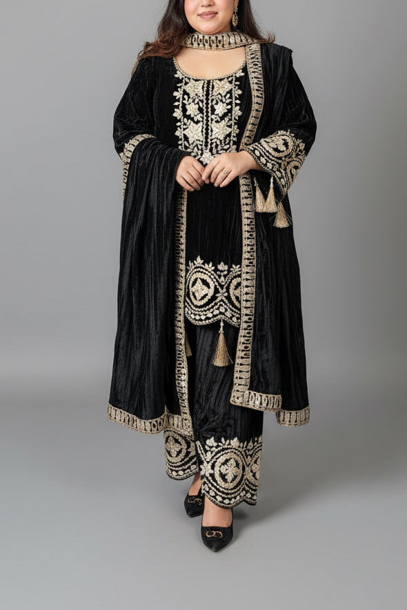 Velvet Salwar Suit