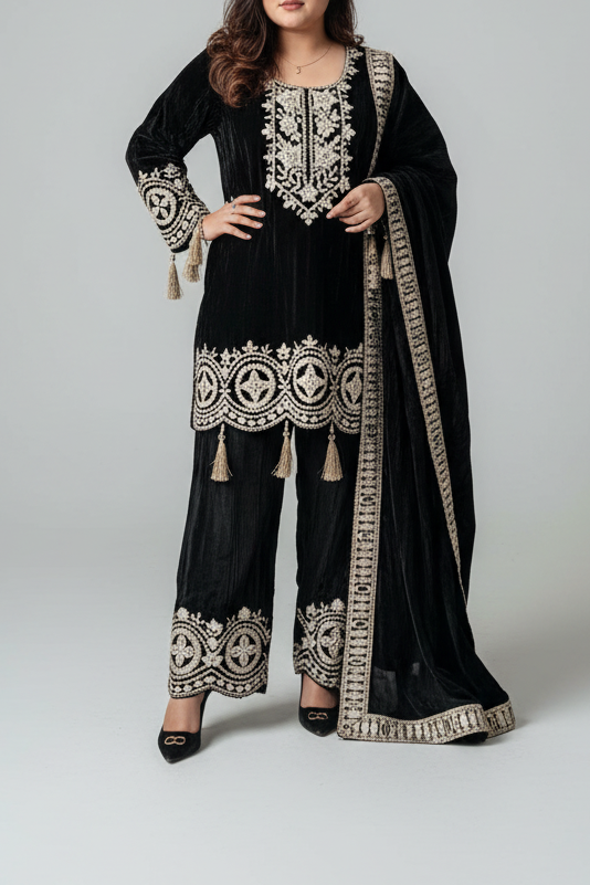 Velvet Salwar Suit