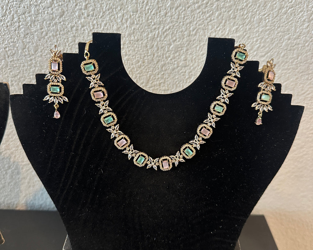 AD set mint and pink color